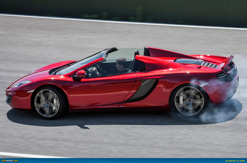 Red Sports Car — Dynamic, Afternoon, Photograph, Driver, Smoke