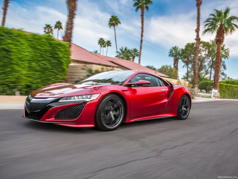 Red Sports Car — Dynamic, Afternoon, Photograph, Palm Trees