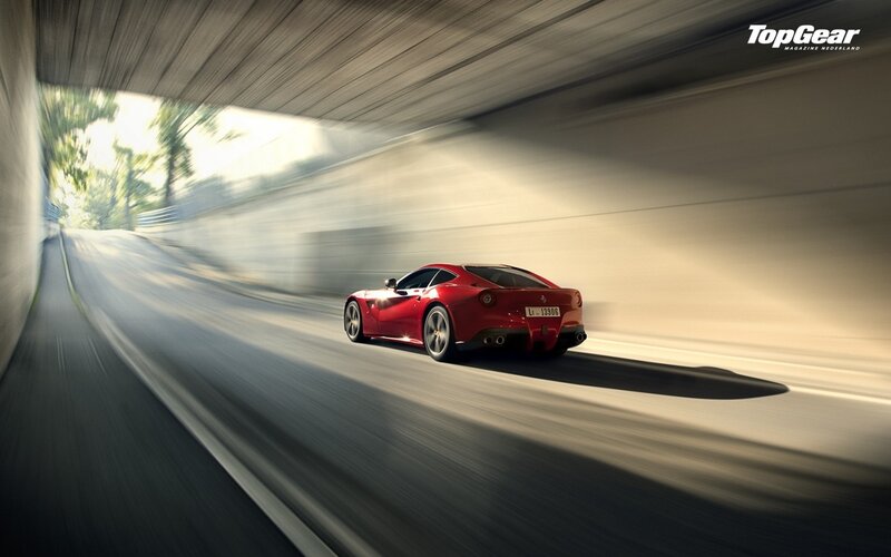 Red Sports Car — Dynamic, Afternoon, Photograph, Tunnel