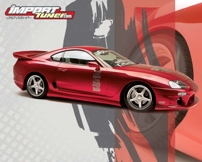Red Sports Car — Dynamic, Digital Art, Tire