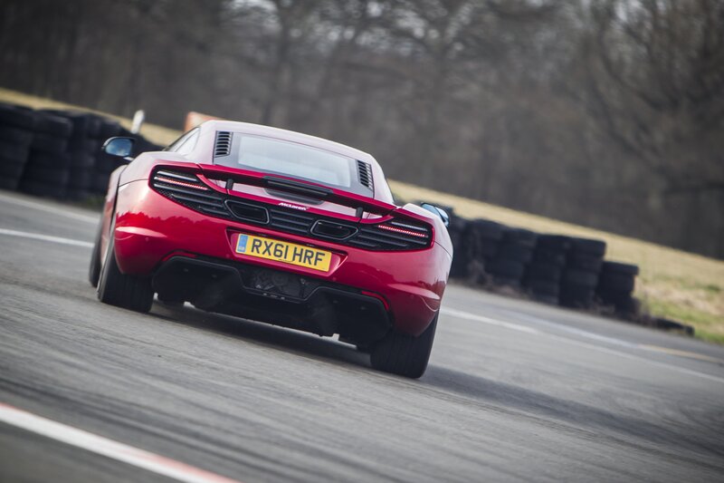 Red Sports Car — Dynamic, Photograph, Race Track, Tires