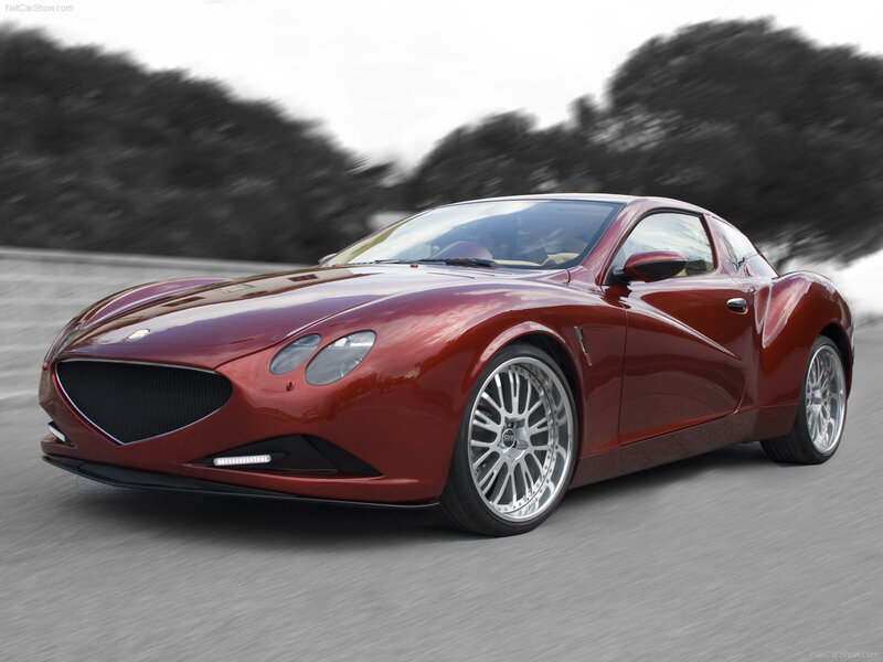 Red Sports Car — Dynamic, Photograph