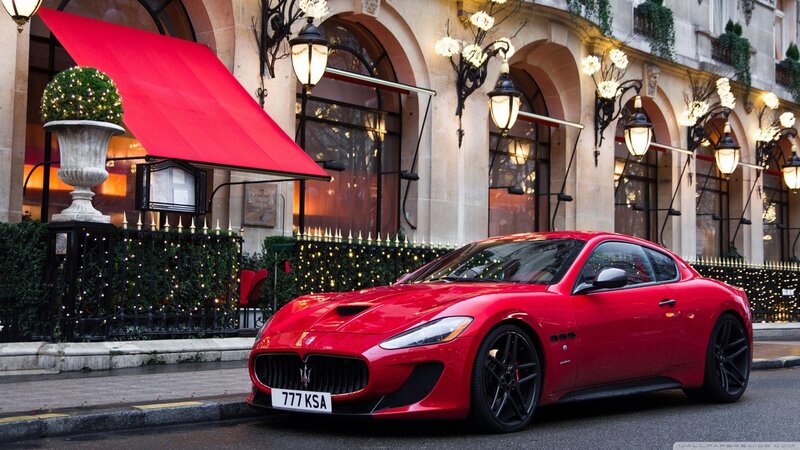 Red Sports Car — Elegant