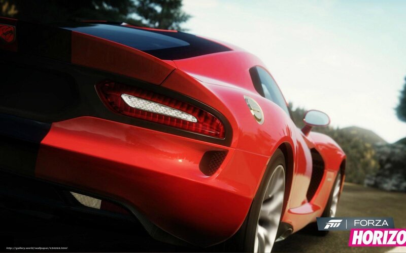 red sports car from forza horizon