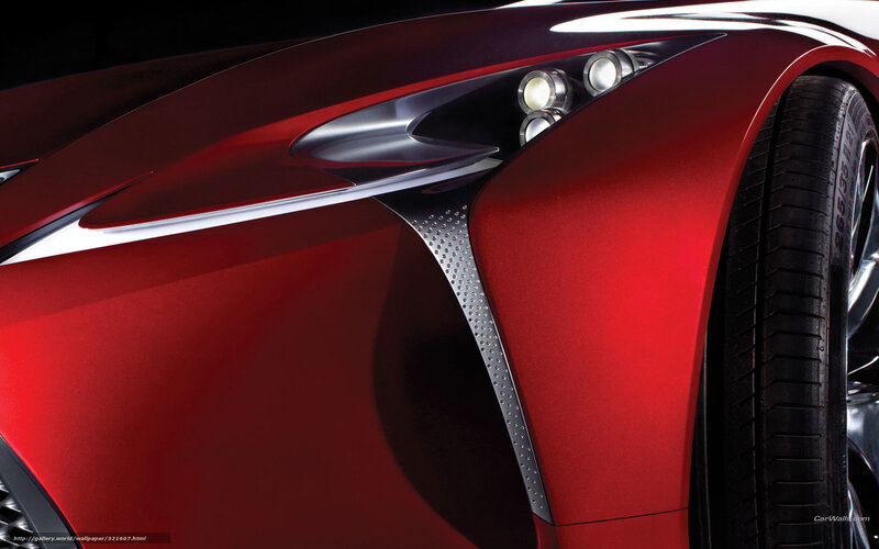 red sports car front detail