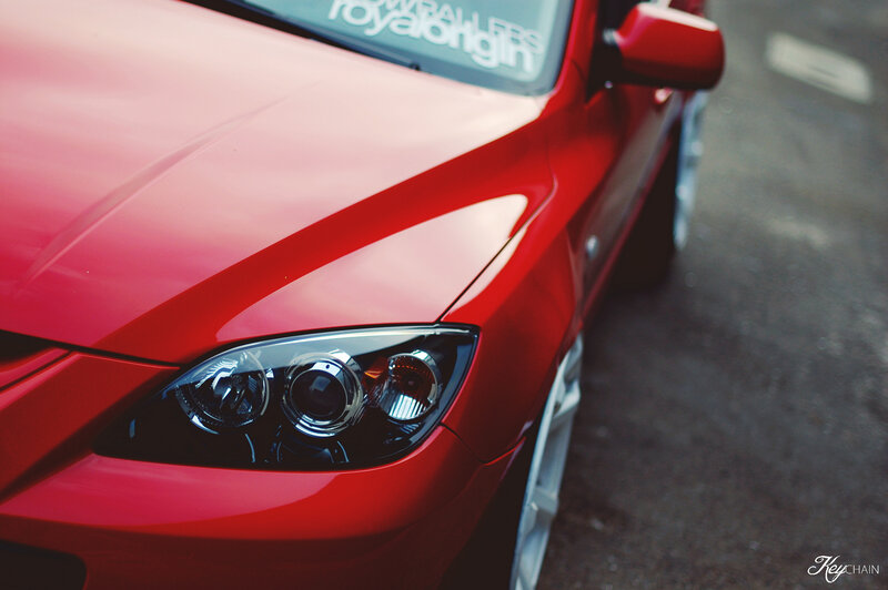 Red Sports Car Front — Dramatic, Photograph