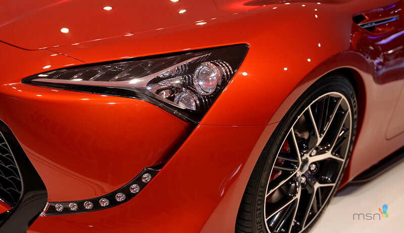 Red Sports Car Front — Dramatic
