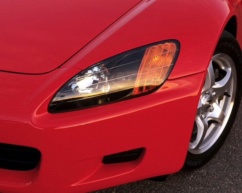 Red Sports Car Front — Neutral, Afternoon