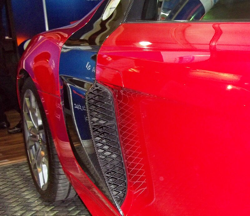Red Sports Car Front