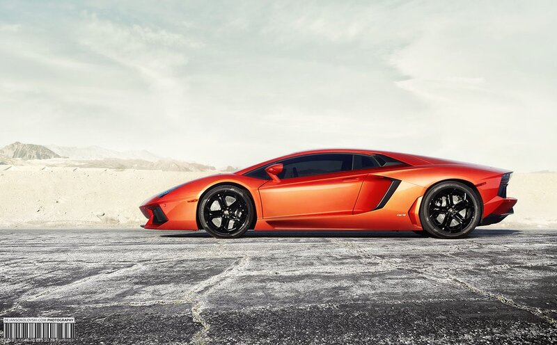 red sports car in desert