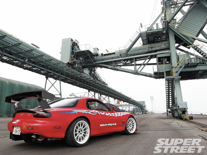 Red Sports Car — Industrial