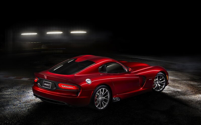 Red Sports Car — Lights