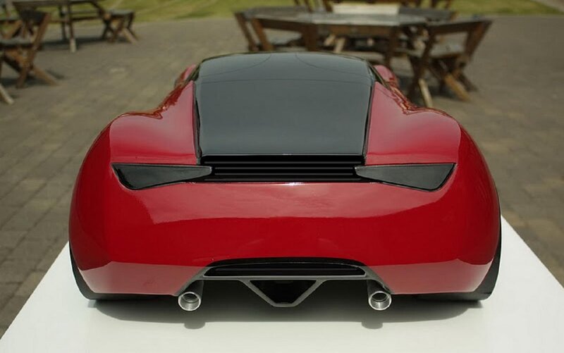 Red Sports Car Model — Calm