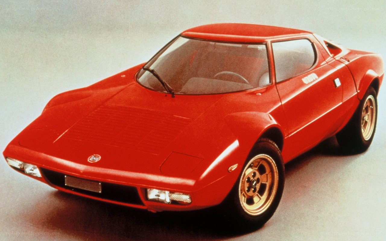 Red sports car model