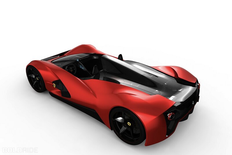Red Sports Car — Modern, 3d Render, Black Wheels