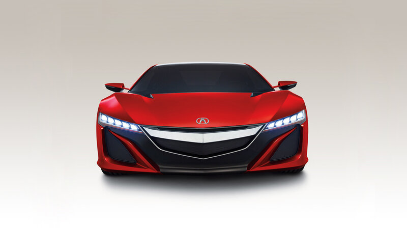 Red Sports Car — Modern, 3d Render, Headlights