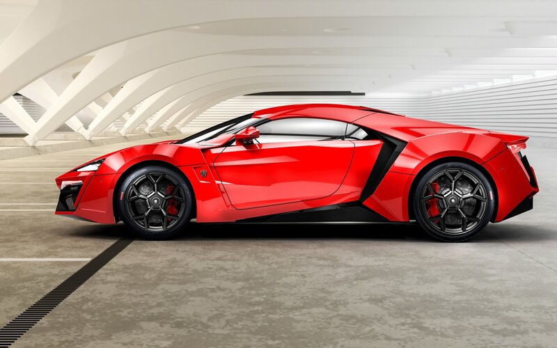 Red Sports Car — Modern, 3d Render, Wheel, Building