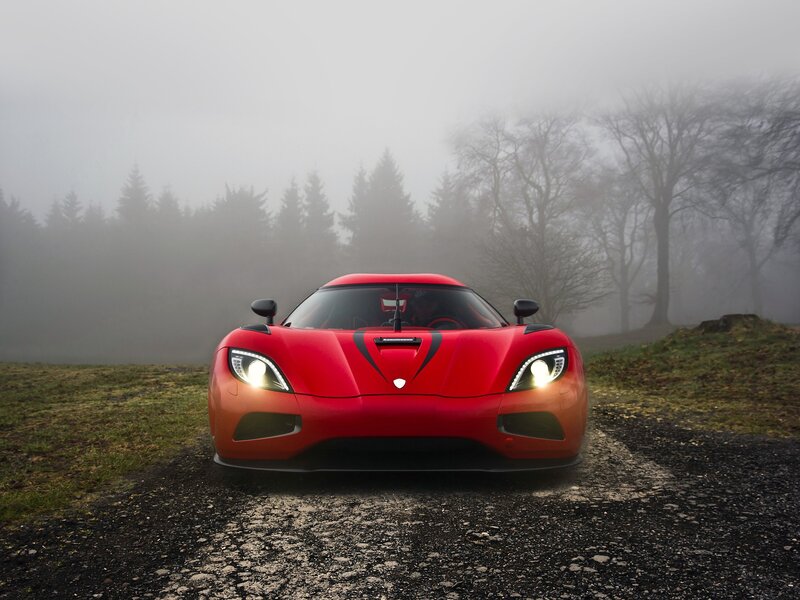 Red Sports Car — Mysterious