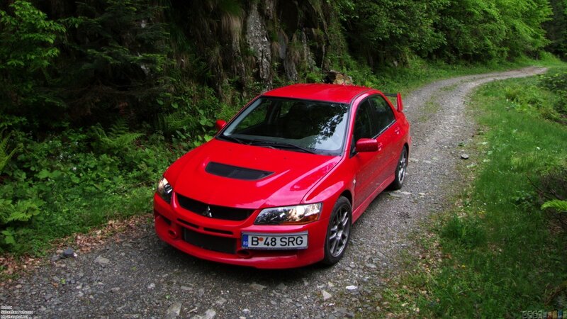 Red Sports Car — Natural
