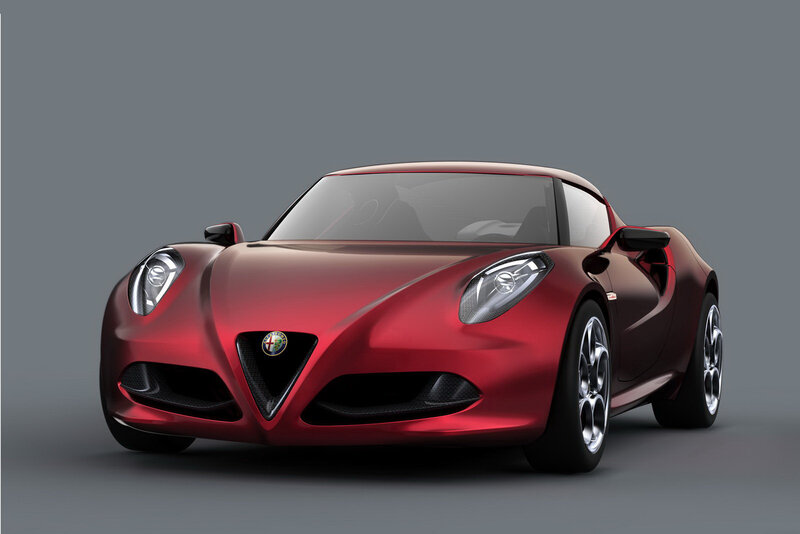 Red Sports Car — Neutral, 3d Render, Headlights, Wheels