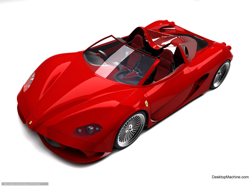 Red Sports Car — Neutral, 3d Render, Wheel, Seat