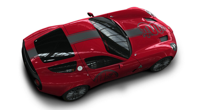 Red Sports Car — Neutral, 3d Render, Windows