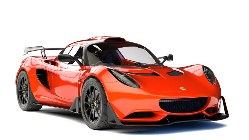 Red Sports Car — Neutral, 3d Render, Wings