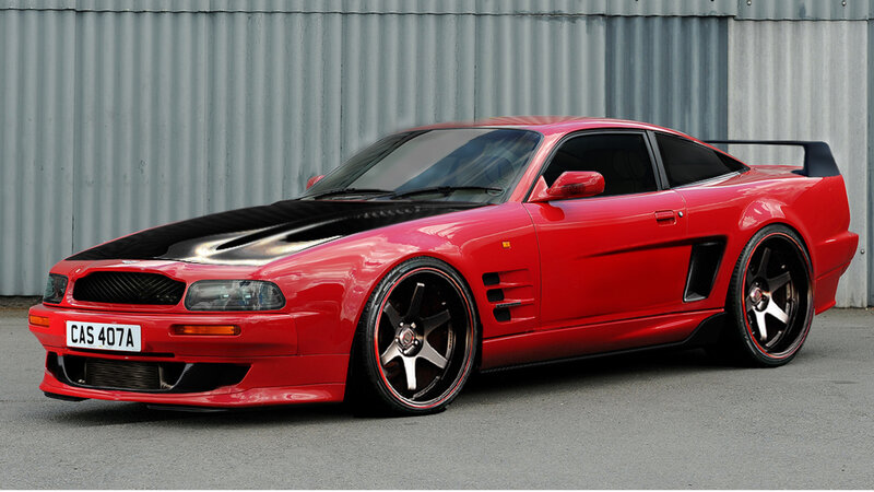 Red Sports Car — Neutral, Photograph, Black Hood