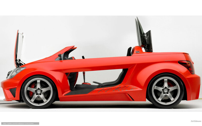 Red Sports Car — Neutral, Photograph, Car Door