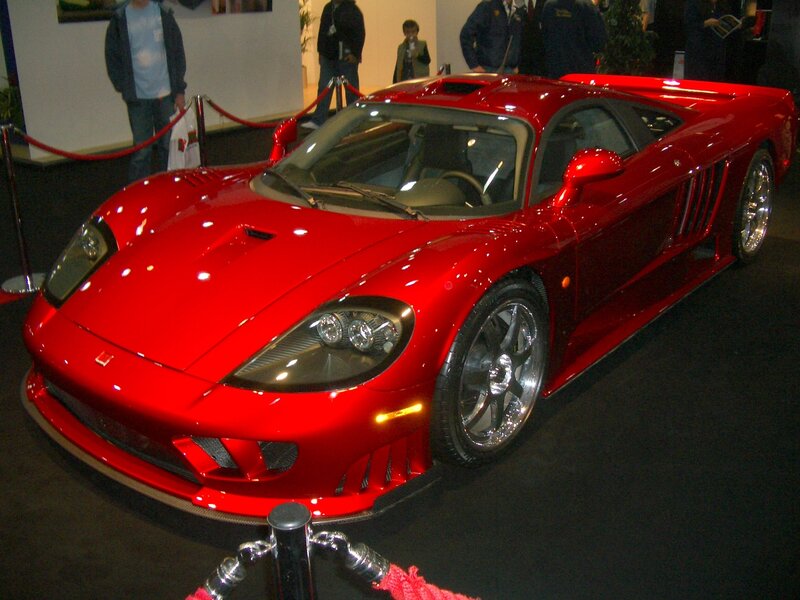 Red Sports Car — Neutral, Photograph, People, Rope Barrier