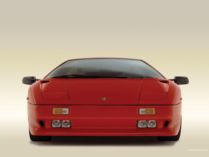 Red Sports Car — Neutral, Photograph, Windshield, Headlights