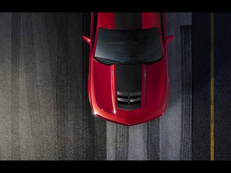 Red sports car on asphalt