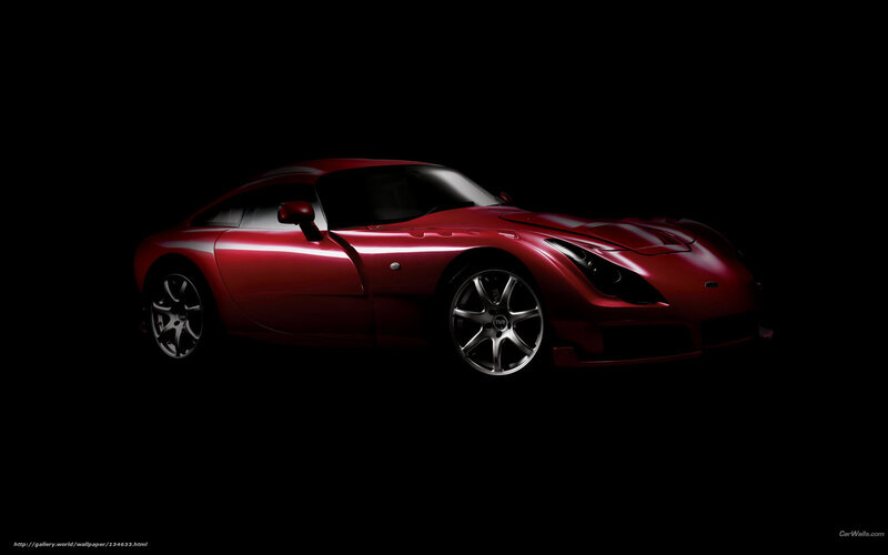 red sports car on black