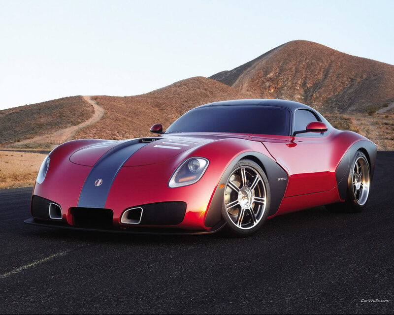 red sports car on desert road