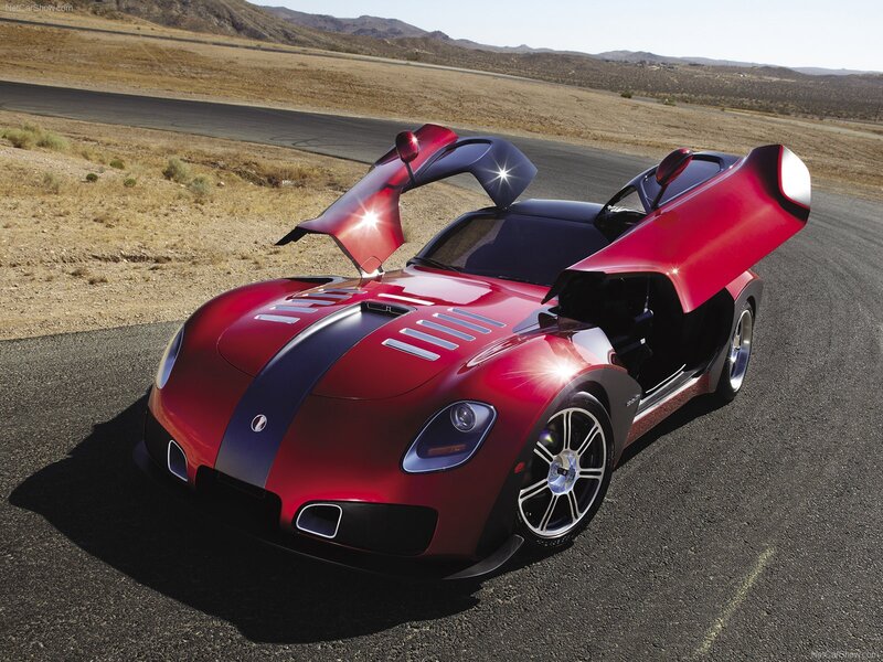 red sports car on desert track