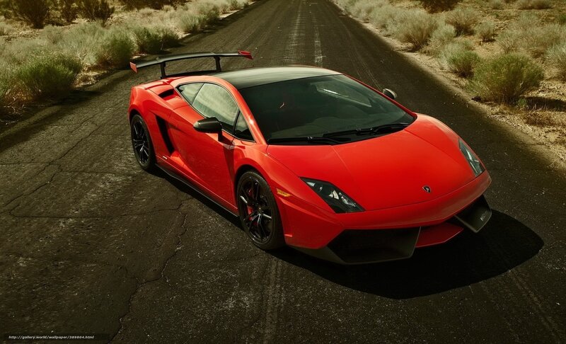 Red Sports Car on Road — Dramatic, Afternoon, Photograph, Desert