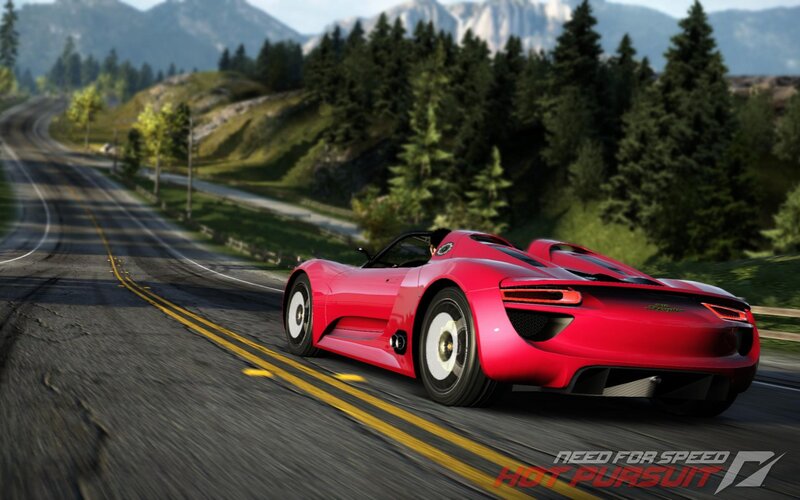 Red Sports Car on Road — Dynamic, Afternoon, 3d Render