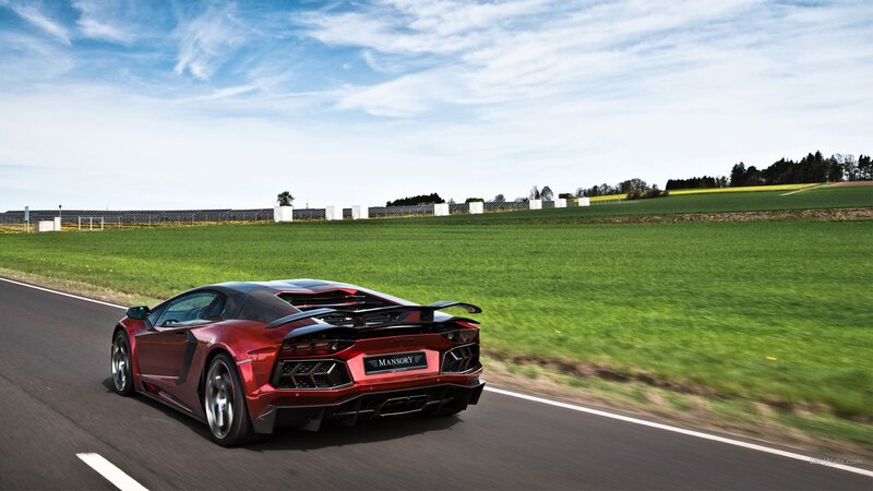 Red Sports Car on Road — Dynamic, Afternoon, Photograph, Field
