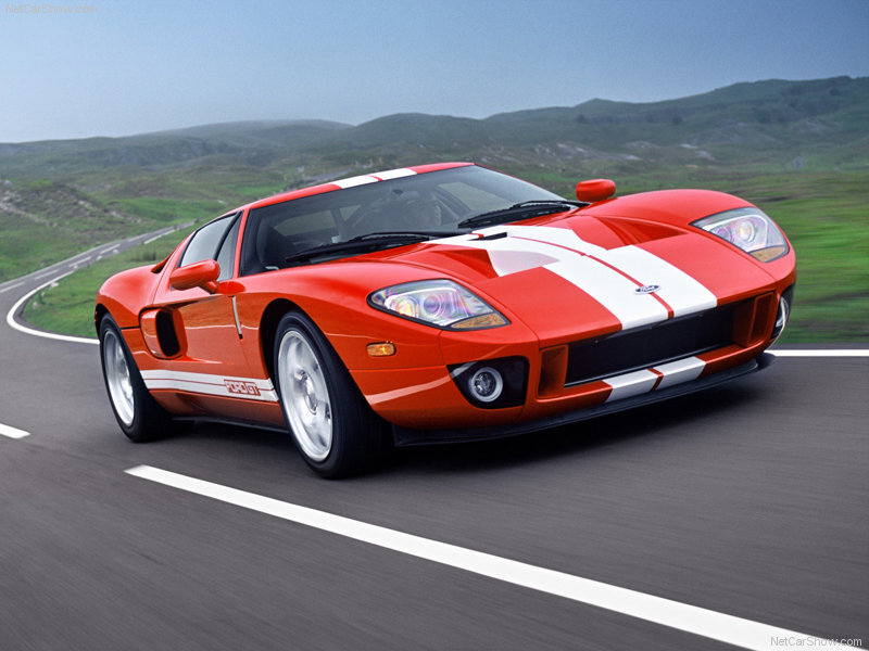 Red Sports Car on Road — Dynamic, Afternoon