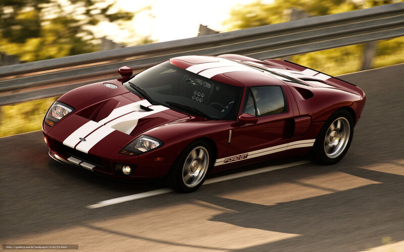 Red Sports Car on Road — Maroon, Dynamic