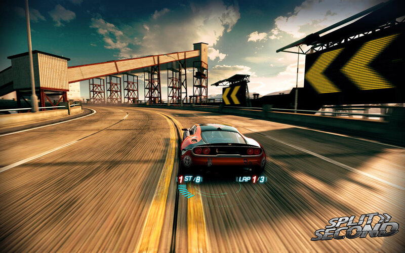 Red Sports Car on Track — Brown