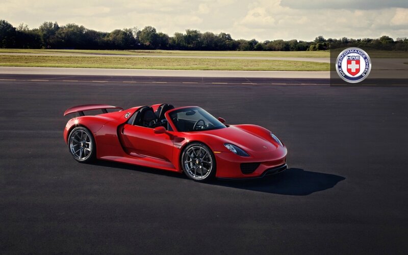 Red Sports Car on Track — Dramatic, Afternoon, Photograph, Race Track, Trees