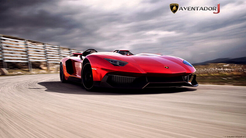 Red Sports Car on Track — Dramatic, Digital Art