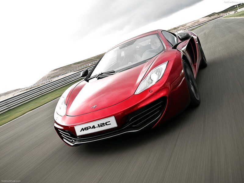 Red Sports Car on Track — Dynamic, Photograph, Driver, Race Track
