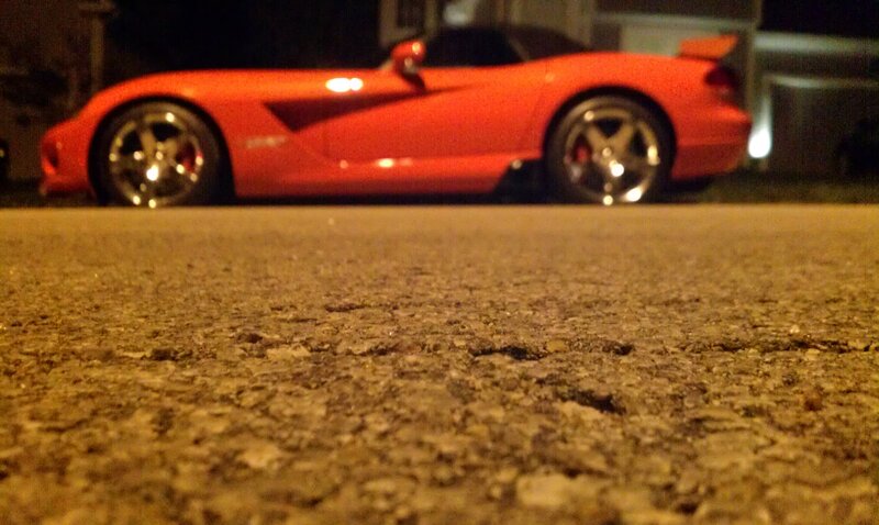 Red Sports Car — Orange, Dark
