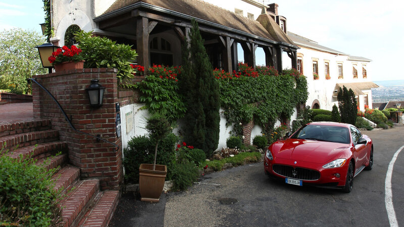 Red Sports Car Parked