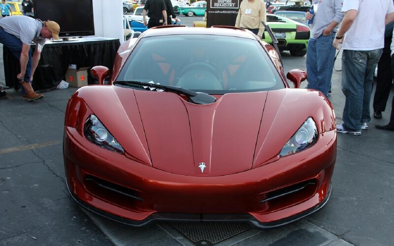 Red Sports Car — Public Event