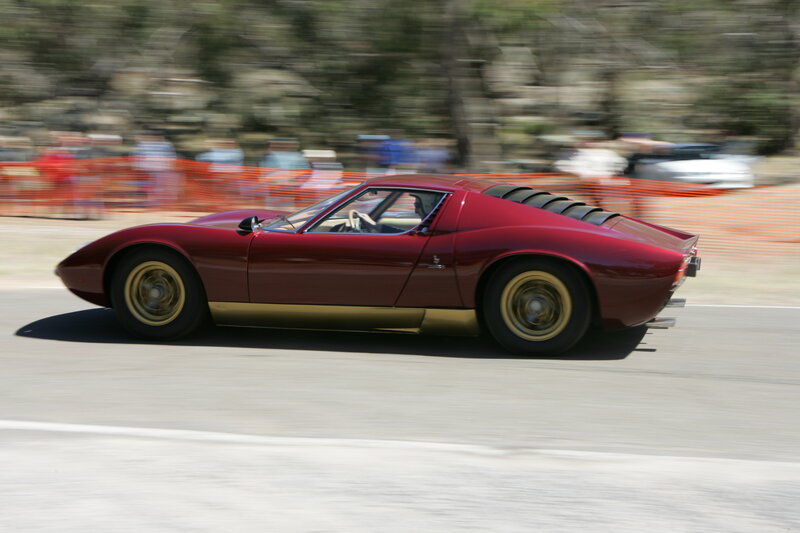 red sports car racing
