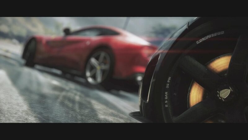 red sports car racing