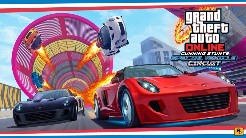 Red Sports Car Racing — Action-packed, Afternoon